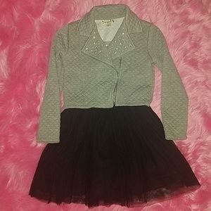 dress and a jacket